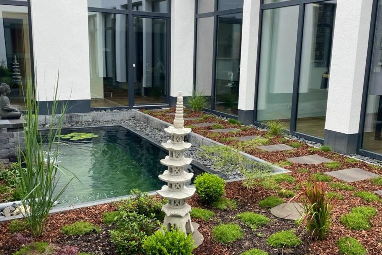 Innenhof Dentalstudio Sankt Augustin, Erholung